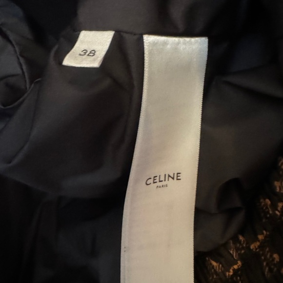 Celine Black & Brown Triomphe Puffer Jacket - Picture 11 of 14